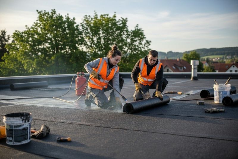 What To Expect During A Professional Tar Roof Torchdown Repair
